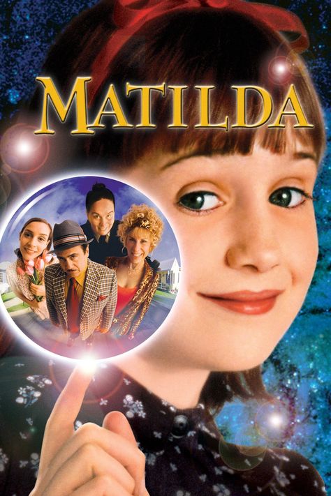 Matilda Film, Matilda 1996, Matilda Movie, Mara Wilson, Tam Film, Danny Devito, Tv Series Online, 90s Movies, Kids' Movies