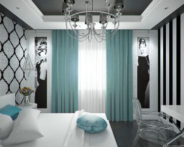 East 19, Brooklyn, NY - modern - bedroom - new york - Maximillion Residential Development & Design Colorful Modern Bedroom, Tiffany Blue Rooms, Tiffany Bedroom, Tiffany Blue Bedroom, Tiffany Room, Bedroom Remodel, Style Bedroom, Studio Interior, Breakfast At Tiffanys