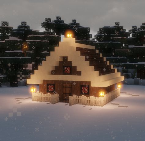 This adorable little Gingerbread House will be perfect for all your wholesome cottagecore Holiday and Christmas builds! Check out my YouTube tutorial for the build and mod info. 🦌🎁🎄 #minecraft #kelpiethefox #minecraftchristmas #minecraftholiday #christmas #holiday #gingerbread #gingerbreadhouse #minecraftgingerbreadhouse #cottagecore #minecraftchristmashouse Mincraft Idea Houses Christmas, Minecraft Holiday House, Mincraft Idea Christmas, Minecraft Christmas House Ideas, Minecraft Ice Skating Rink, Gingerbread House Minecraft, Christmas Builds Minecraft, Minecraft Christmas Cabin, Christmas House Minecraft