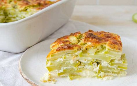 Gratin de courgettes à la ricotta, un savoureux gratin léger à base de courgettes et de ricotta facile à réaliser pour un repas léger. Ricotta, Quiche