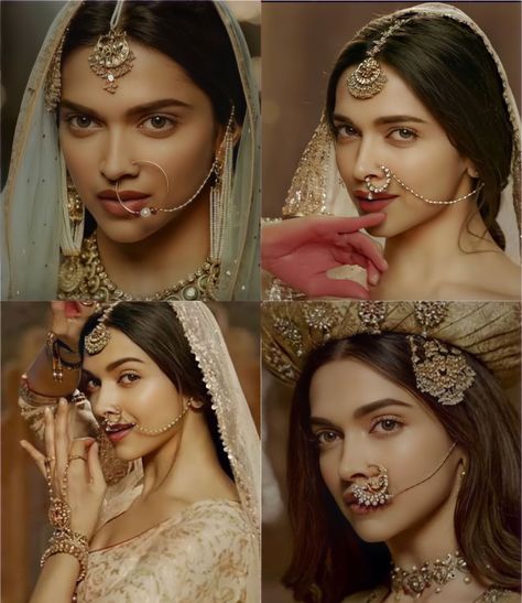 Heeramandi Photoshoot, Mastani Look, Heeramandi Jewellery, South Asian Wedding Makeup, India Style Dress, Mastani Dress, Ethnic Makeup, India Makeup, Bajirao Mastani