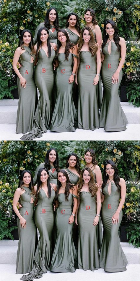 Mismatched Sage Green Mermaid Cheap Long Bridesmaid Dresses Online,WG1 – SposaDresses Black People Weddings, Cheap Long Bridesmaid Dresses, Cheap Bridesmaid Dresses Online, Sage Bridesmaid Dresses, Sage Green Bridesmaid Dress, Emerald Green Weddings, Bridesmaid Colors, Mismatched Bridesmaid Dresses, Sage Green Wedding