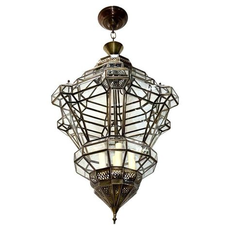 Check out this item from 1stdibs! Pair of Large Middle Eastern Lanterns, Sold Individually: https://www.1stdibs.com/id-f_37952632 Moroccan Lanterns, Metal Lanterns, Moroccan Style, Middle Eastern, Lantern Lights, Glass Panels, Lanterns, Brass, Glass