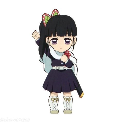 Kanao Chibi Official Art, Kny Chibi Official Art, Hashira Chibi, Kanao Chibi, Chibi Demon Slayer, Demon Slayer Chibi, Chibi Kny, Chibi Body, Kanao Tsuyuri