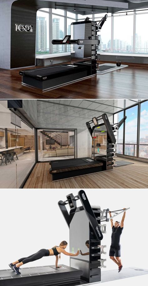 Whimsigothic Home Bedroom, Functional Training Gym, Ruang Gym, Smart Gym, Whimsigothic Home, Gym Architecture, Fitness Equipment Design, Gym Products, Blob Mirrors