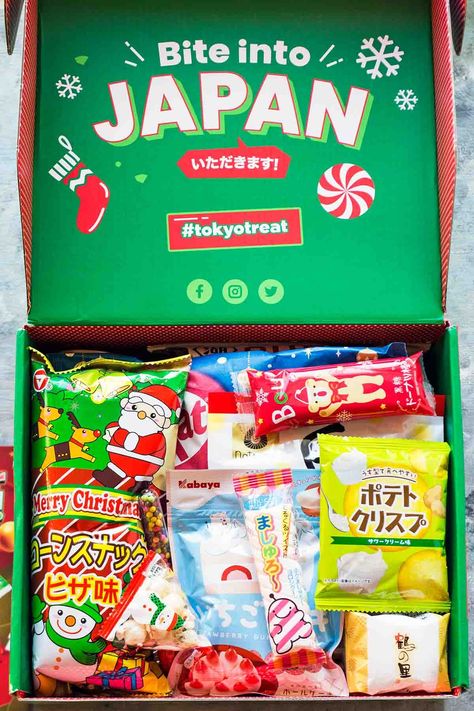 Tokyo Treat Review » LeelaLicious Truffle Potato Chips, Tokyo Treat, Japanese Treats, Snack Boxes, Chocolate Strawberry Cake, Instant Ramen, Sour Cream And Onion, Wheat Gluten, Japanese Snacks