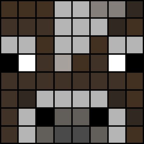 Minecraft Cow, Diy Minecraft Decorations, Painting Minecraft, Minecraft Face, Minecraft Pattern, Painting Guide, Wood Block Crafts, Easy Pixel Art, Pixel Art Templates