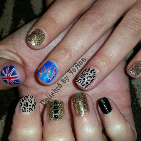 Def Leppard Nails, Def Leppard Concert, Stadium Tour, Def Leppard, Nail Art, Concert, Nails, Drawings, Beauty