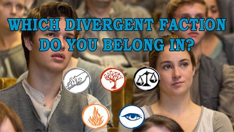 Which faction would you end up in if you were a part of the Divergent universe? Divergent Quizzes, Divergent Quiz, Jeanine Matthews, Divergent Factions Symbols, Caleb Prior, Divergent Faction Quiz, What Faction Are You Quiz Divergent, Divergent Dauntless, Divergent Abnegation