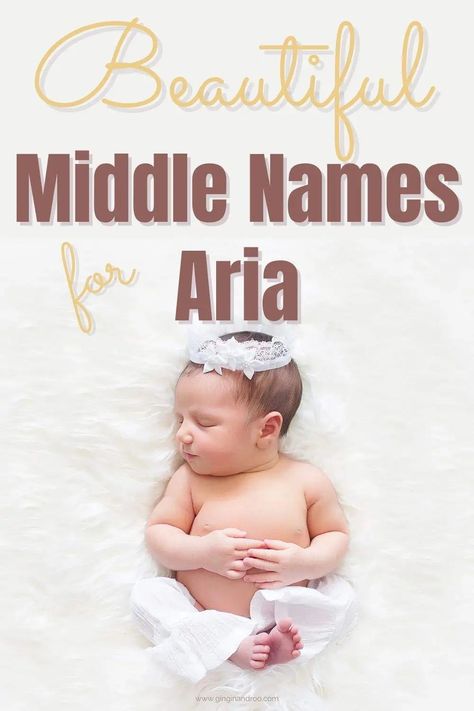 Don't know where to start when it comes to choosing a middle name for Aria? I've got you covered with my ultimate list of middle names for Aria. Aria Name, Rhyming Names, Unique Middle Names, Cool Middle Names, Elegant Names, Middle Names, Classic Names, Middle Name, Unique Names