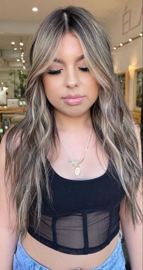 warm toned balayage with baby lights Warm Toned Balayage, Baby Lights Hair, Toned Balayage, Dimensional Balayage, Baby Lights, Baby Light, Light Hair, Balayage Hair, Balayage