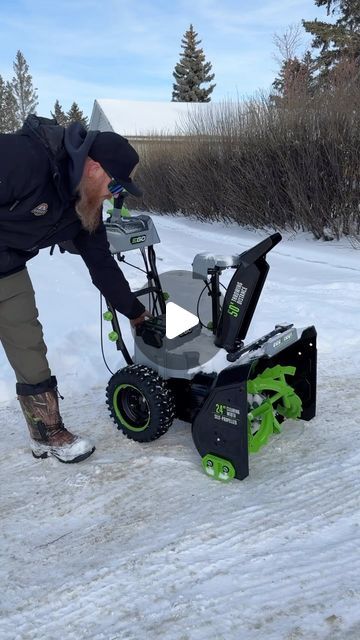 Murray Kruger on Instagram: "Who would have thought there would be a 2 stage battery powered snow blower • This is @egopowerplus updated version of the 24” snow blower • It has a single lever to control the chute which works awesome and gives more control. It also has heated grips and what seem to be better tires • It can throw the snow up to 50’. We were impressed with the previous model so I’m excited to really put this one through the deep snow. • Oh and they also have a 28” snowblower that we will get into . . . #tools #construction #egopowerplus #egopartner #snow #winter" Deep Snow, Hand Trucks, Snow Blower, Snow Winter, Be Better, The Deep, The Snow, Tires, It Works