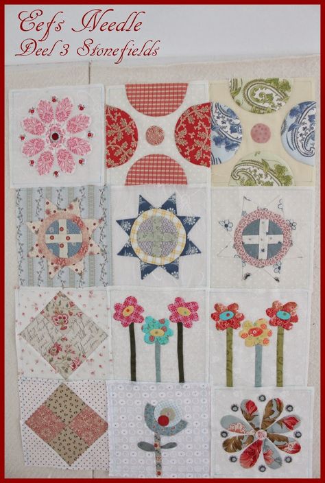 Eefs Needle Reverse Applique Tutorial, Stonefields Quilt, Susan Smith, Circle Quilts, Medallion Quilt, Sampler Quilts, Reverse Applique, Sampler Quilt, Jim Shore