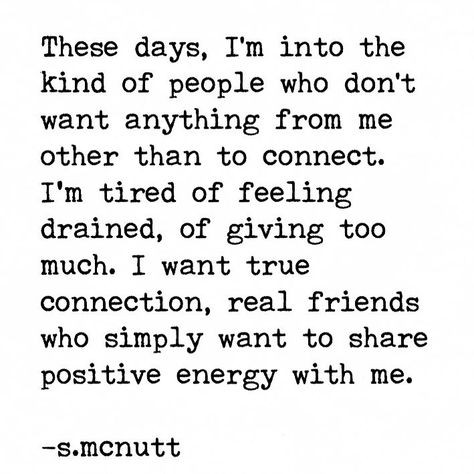 I wrote this for you because I know you’re at this point. The point of wanting true connection! It’s really draining when you only hear… True Connection, Powerful Manifestation, Quotes Typography, Positive Vibes Only, Life Lesson, Lesson Quotes, Real Friends, Typography Quotes, Lyric Quotes