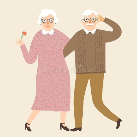 Happy grandparents together stock illustration Holding Each Other, Booklet Design, Illustration Ideas, Family Illustration, Vector Art Illustration, Mood Board Fashion, Gifts For Grandparents, Art Illustration, Wallpaper Backgrounds