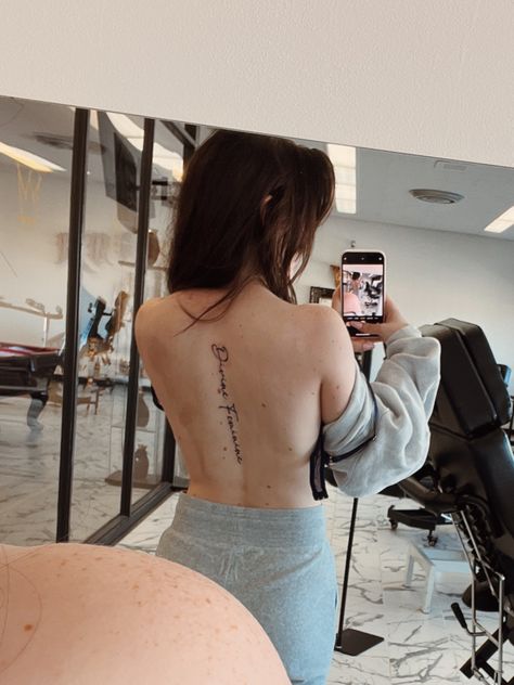 Divine Feminine Tattoo Down Spine, Tattoo Divine Feminity, Devine Feminine Back Tattoo, Devine Feminine Spine Tattoo, Divine Feminine Spine Tattoo, Divine Feminine Back Tattoo, Devine Feminine Tattoos, The Divine Feminine Tattoo, Divine Timing Tattoo