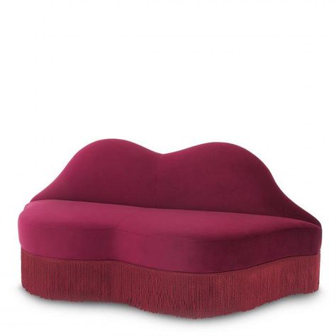 Lip Sofa, Armless Couch, Lips Sofa, Red Velvet Sofa, Trendy Sofas, High Quality Sofas, Wear Red Lipstick, 1950s Design, Modern Couch