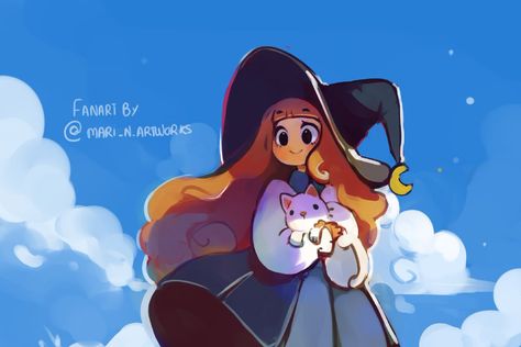 Witch Fanart, W.i.t.c.h Fanart, Cute Witch, Pretty Drawings, Witch Art, A Witch, Cute Art Styles, Sketchbook Art Inspiration, Art Inspiration Drawing