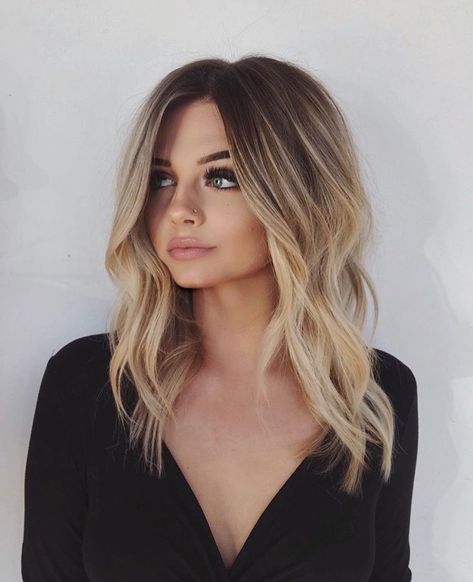 Short Balayage, Blond Balayage, Ombre Hair Blonde, Balayage Blonde, Layered Bob Hairstyles, Fishtail Braid, Ombré Hair, Layered Bob, Brown Blonde Hair