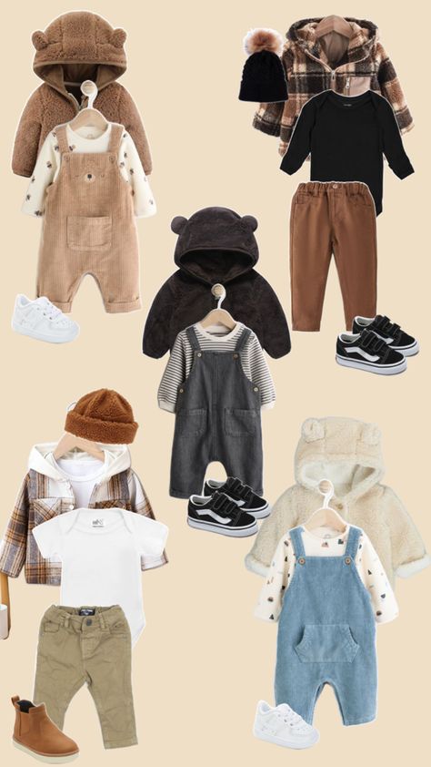 Inspiration for baby boy winter outfits Classy Baby Boy Outfits, Winter Baby Boy Outfits, Baby Boy Fits, Boy Winter Outfits, Baby Boy Holiday Outfit, 7 Month Baby, 4 Month Old Baby, Boys Winter Clothes