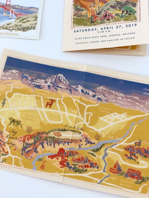 Jolly Edition, Slide Rock State Park, Slide Rock, Gifts For The Home, Baltimore Wedding, Save The Date Postcards, Family Kitchen, Invitations Wedding, Illustrated Map