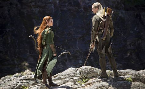 Hobbit Desolation Of Smaug, Legolas And Tauriel, The Desolation Of Smaug, Film Trailer, The Hobbit Movies, Into The West, Desolation Of Smaug, Ian Mckellen, Heroic Fantasy