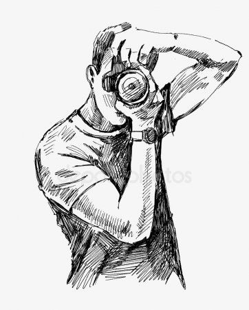 Camera Drawing Art, Human Sketch, Pen Art Work, Camera Drawing, Peisaj Urban, Pencil Sketch Images, Camera Art, White Drawing, 흑백 그림