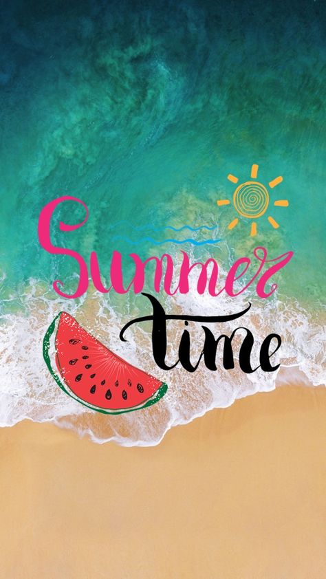 Summertime Summer Quotes Summertime, Summer Themed Wallpaper, Summer Desktop Backgrounds, Cute Summer Wallpapers, Wallpaper Iphone Summer, Instagram Inspiration Posts, Summer Backgrounds, Apple Watch Wallpaper, Summer Quotes