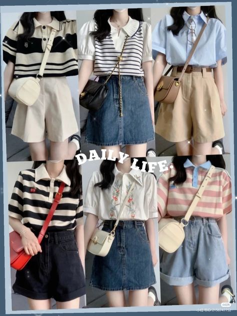 Summer Idol Outfit, Korean Casual Outfits, Asian Outfits, Casual Chic Outfit, Really Cute Outfits, Hot Outfits, Korean Outfits, Casual Style Outfits, Travel Outfit