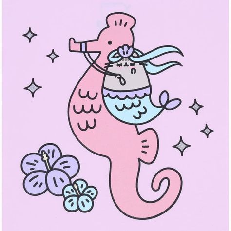 Pusheen Mermaid, Draw A Mermaid, Cute Pusheen, Pusheen Collection, Pusheen Love, Pusheen Cute, Mermaid Design, Söt Katt, Pusheen Cat