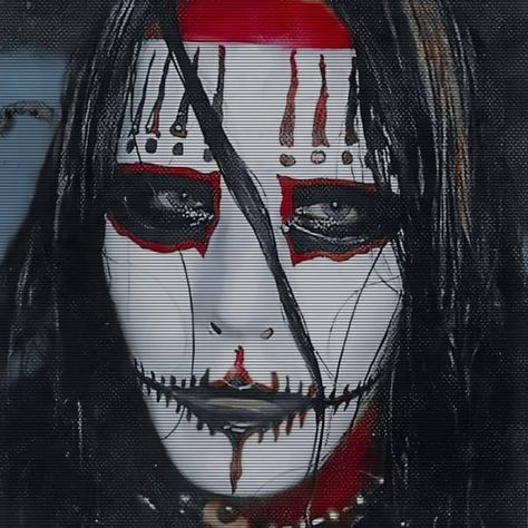 Joey Jordison Makeup, Slipknot Makeup, Slipknot Band, Joey Jordison, Rock Poster Art, Mashup Music, Arte 8 Bits, Limp Bizkit, Emo Guys