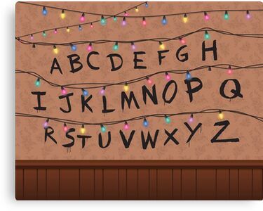 Stranger Things Alphabet Wall, Letras Stranger Things, Stranger Things Christmas Lights, Stranger Things Alphabet, Stranger Things Lights, Stranger Things Christmas, Stranger Things Gifts, Joyce Byers, Stranger Things Poster