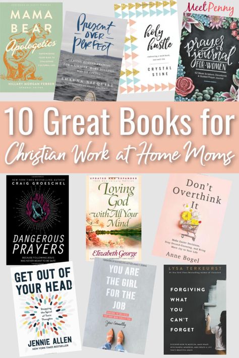 Christian Self Help Books For Women, Books For Christian Women, Christian Books For Women, Christian Women Books, Christian Book Recommendations, Dangerous Prayers, Motherhood Books, Christian Podcasts, Christian Book