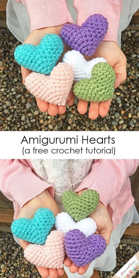 Easy Crochet Heart, Scarf Shrug, Appliques Au Crochet, Leg Warmers Crochet Pattern, Crocheted Hearts, Quick Crochet Projects, Mini Amigurumi, Crochet Leg Warmers, Crochet Heart Pattern