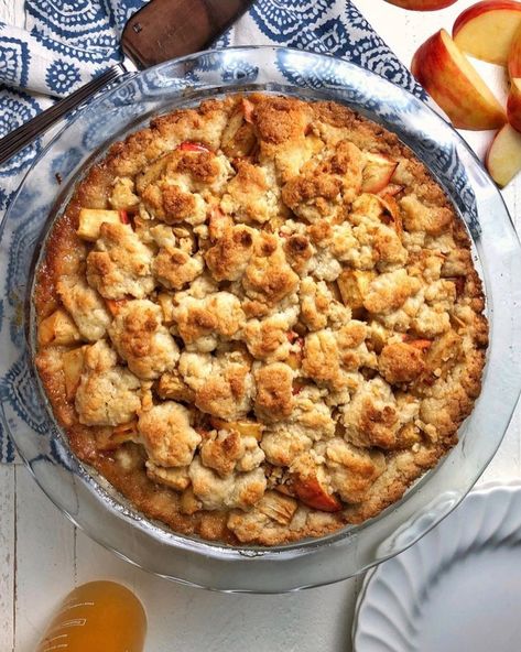 Jake Cohen on Instagram: “Big Time Rosh. (My great grandmother Nanny’s Apple Cake was not only the first family recipe I learned from my aunt Susi, it was the first…” Apple Pie Crumb Topping, Jake Cohen, Crumb Topping Recipe, Dutch Apple Pie Recipe, Rosh Hashanah Recipes, Honey Cake Recipe, Apple Crumble Pie, Favorite Pie Recipes, Snack Cakes