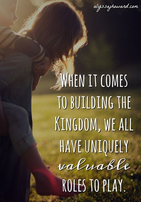 Most of us aren’t preaching in front of crowds or spending our time in foreign mission fields. So does that mean we aren’t building? Of course not! We are all called to be builders, but we all build the Kingdom in different ways. Kingdom Builders, Kingdom Building, Servant Leadership, Faith Walk, Gospel Message, Give Me Jesus, Meaningful Relationships, In Christ Alone, Christian Prayers