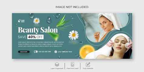 Beauty Salon Banner Design Ideas, Banner Spa, Spa Social Media, Spa Banner, Beauty Banner, Christmas Facebook Cover, Spa Cover, Cover Design Inspiration, Spa Menu