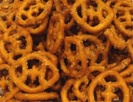 Spicy Pretzels - All Things G&D Spicy Pretzels, Ranch Pretzels, Seasoned Pretzels, Ziploc Bag, Pretzels Recipe, Cayenne Pepper, Lemon Pepper, Snack Mix, Appetizer Dips