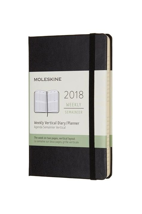 The OG Planner - Moleskine, $18 - See more chic planners for 2018 you'll actually want to use at HouseBeautiful.com. Change Symbol, Horizontal Weekly Planner, Moleskine Planner, Weekly Diary, Vertical Weekly Planner, Softcover Notebook, Moleskine Notebook, Diary Planner, Home Planner