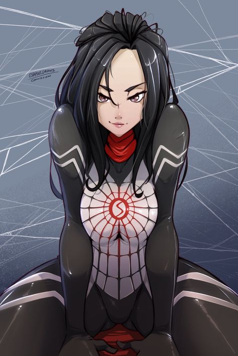 Silk Marvel Hot, Cindy Moon Silk, Black Widow And Spiderman, Gwen Stacy Comic, Silk Spiderman, Spiderman Fanart, Cindy Moon, Spiderman Girl, Silk Marvel