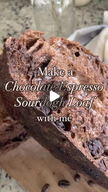 281K views · 10K likes | McKenna Pulda on Instagram: "Double Chocolate Espresso Sourdough Bread 🤎

There’s a reason this recipe consistently stays as one of my most popular on my website.

Because it’s that good! 

Don’t get me wrong, I love a good classic loaf of sourdough bread. But this Chocolate Espresso Sourdough Loaf is a whole other level of deliciousness! 

The smell alone is worth baking this wonderful bread. Your home will seriously smell like a candy shop and it is delightful 🤤

It’s the same chewy sourdough bread with a crispy crust, but now with a rich chocolatey flavor and bits of sweetness from the dark chocolate chunks. 

I love to top a slice with butter for a little sweet and salty action, but let me tell you, melty peanut butter or cream cheese and raspberry jam are cl Double Chocolate Espresso Sourdough Bread, Espresso Sourdough Bread, Chocolate Espresso Sourdough Bread, Chocolate Sourdough Bread Recipe, Dehydrated Meat, Chocolate Sourdough Bread, Chocolate Sourdough, Espresso Brownies, Sourdough Loaf