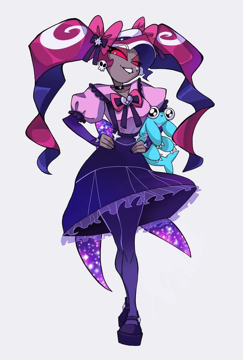 Laura on Twitter: "Love these gorgeous outfit a little too much so I just drew them with the new design Beautiful galaxy outfit designed by @7690100_⁩ #HazbinHotel https://t.co/kHdiEx2UTR" / Twitter Hazbin Hotel Velvet, Hazbin Hotel Aesthetic, Hazbin Hotel Wallpaper, Hazbin Hotel Art, Hotel Wallpaper, Hotel Icon, Hotel Aesthetic, Galaxy Outfit, Beautiful Galaxy