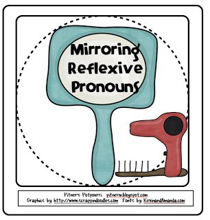 Mirroring Reflexive Pronouns Reflexive Pronouns Activities, Reflexive Pronouns, Pronoun Activities, Teaching Learning Material, Nouns And Pronouns, 4th Grade Writing, Grammar Skills, 2nd Grade Ela, Teaching Ela