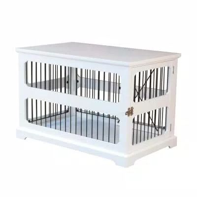 Easy assembly; hardware and instructions included Dog Crate End Table, Furniture Style Dog Crate, Crate End Tables, Wooden Dog Crate, Furniture Dolly, Crate Cover, Basket And Crate, Dog Bed Furniture, Crate Furniture