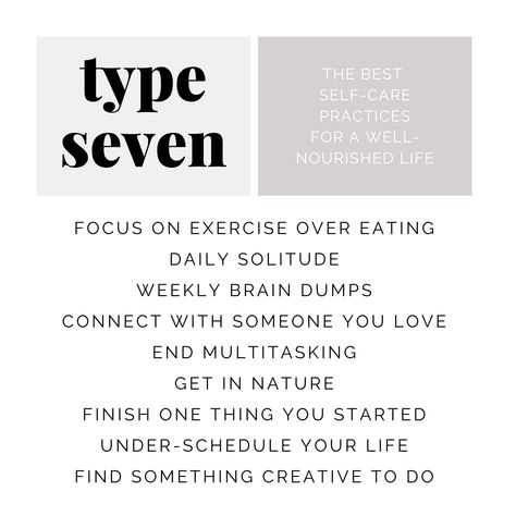 Health Tips for Enneagram Type Seven - Simple Roots Type 7 Enneagram, Type 4 Enneagram, Enneagram Type 3, Enneagram 3, Enneagram 4, Calming Techniques, Morning Mantra, Learning To Say No, Enneagram Types