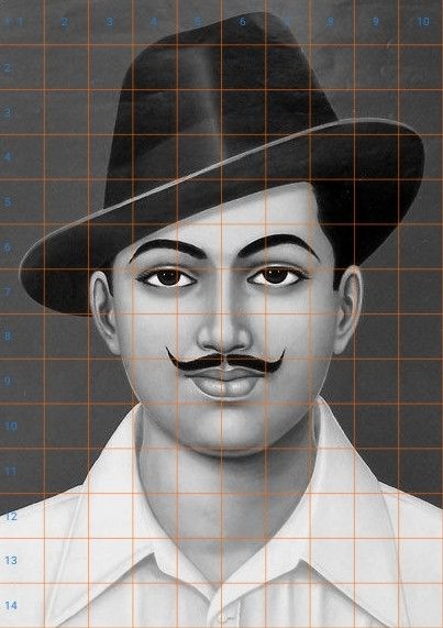 Bhagat Singh Drawing Easy, Bhagat Singh Drawing, Human Drawings, Buddha Background, Pencil Drawing Inspiration, Beautiful Pencil Drawings, Bull Painting, Buddhist Art Drawing, Pencil Drawing Images