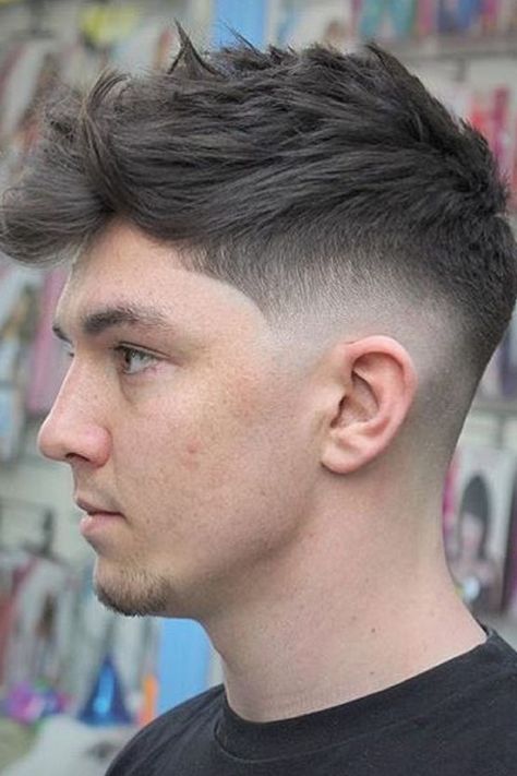 Man With Burst Taper Fade Hairstyle Burst Taper Fade, Burst Taper, Burst Fade Haircut, Fade Hairstyle, Boy Haircuts Short, Mens Hairstyles Fade, Burst Fade, Popular Mens Hairstyles, Fade Cut