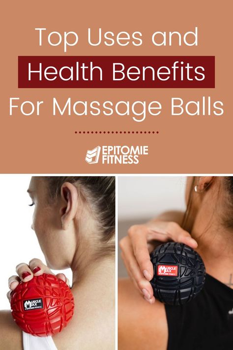 Relieve tightness and iron out knots with the Muscle Max Massage Ball. Massage balls can reduce tension, tightness, and soreness in your muscles, tendons, ligaments, and fascia to increase athletic performance! Using massage balls can also increase your blood circulation to help heal and nourish your entire body. Check out our latest blog post for even more tips about the uses and health benefits of massage balls today! #fitnessgiftideas #painrelief #massageball #soremuscles #athleticperformance Massage Ball Exercises, How To Get Muscles, Massage Ball Trigger Points, Benefits Of Massage, Strength And Conditioning Workouts, Therapy Ball, Trigger Point Therapy, Reduce Tension, Trigger Point