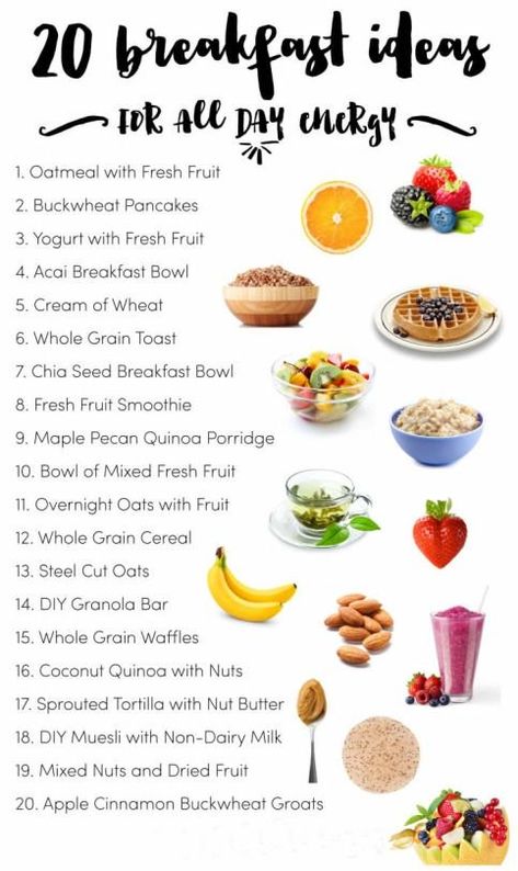 Got a big day ahead? 😁 💁‍♀ Here is the list of power breakfasts to start the day! 💪💯✨  #Breakfast #Healthy #HealthandWellness Meals List, Chia Seed Breakfast, Coconut Quinoa, Fresh Fruit Smoothies, Clean Breakfast, Smoothie Fruit, Breakfast Meals, Overnight Oat, Clean Eating Breakfast