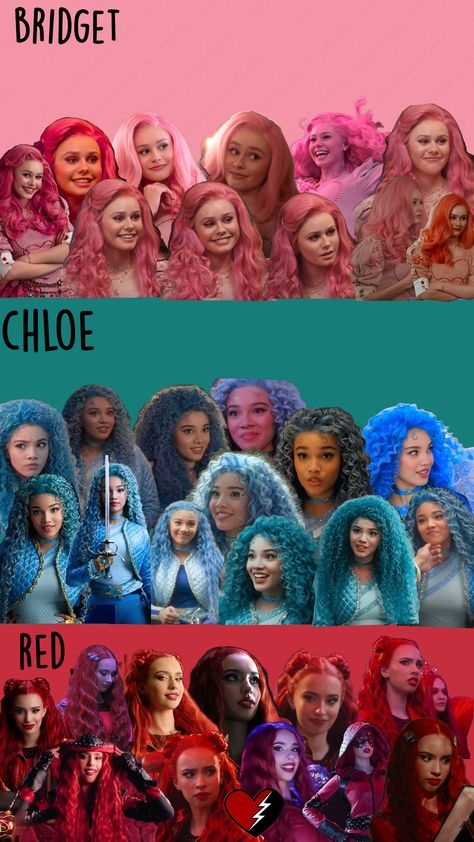 Descendants: The Rise Of Red❤️💙💗 Rise Of Red, Descendants The Rise Of Red, Descendants Rise Of Red, Descendants Wicked World, Kylie Cantrall, Descendants 4, Funny Flirty Quotes, Red Video, Disney Channel Original